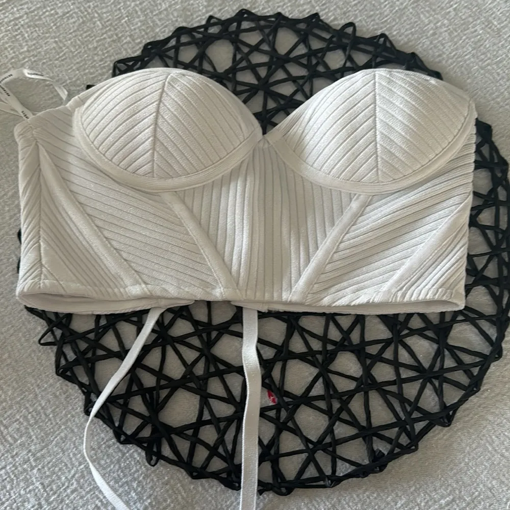 Retrofete SAMI KNIT CORSET, White, Size Medium, $280 - Image 29