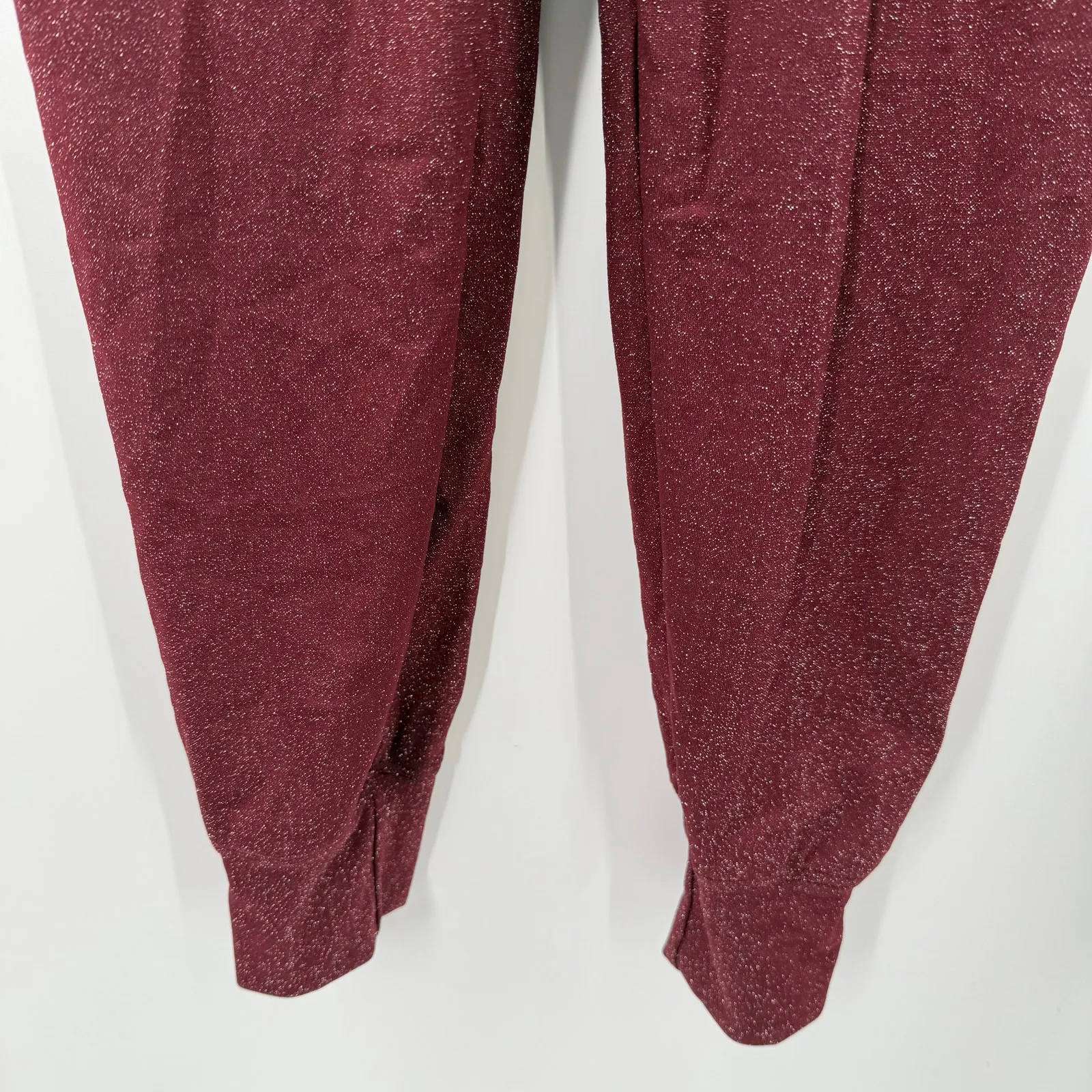 Savage X Fenty Jumpsuit SZ Small Sleep & Shine Hooded Sparkle Loungewear Onesie Purple - Image 17