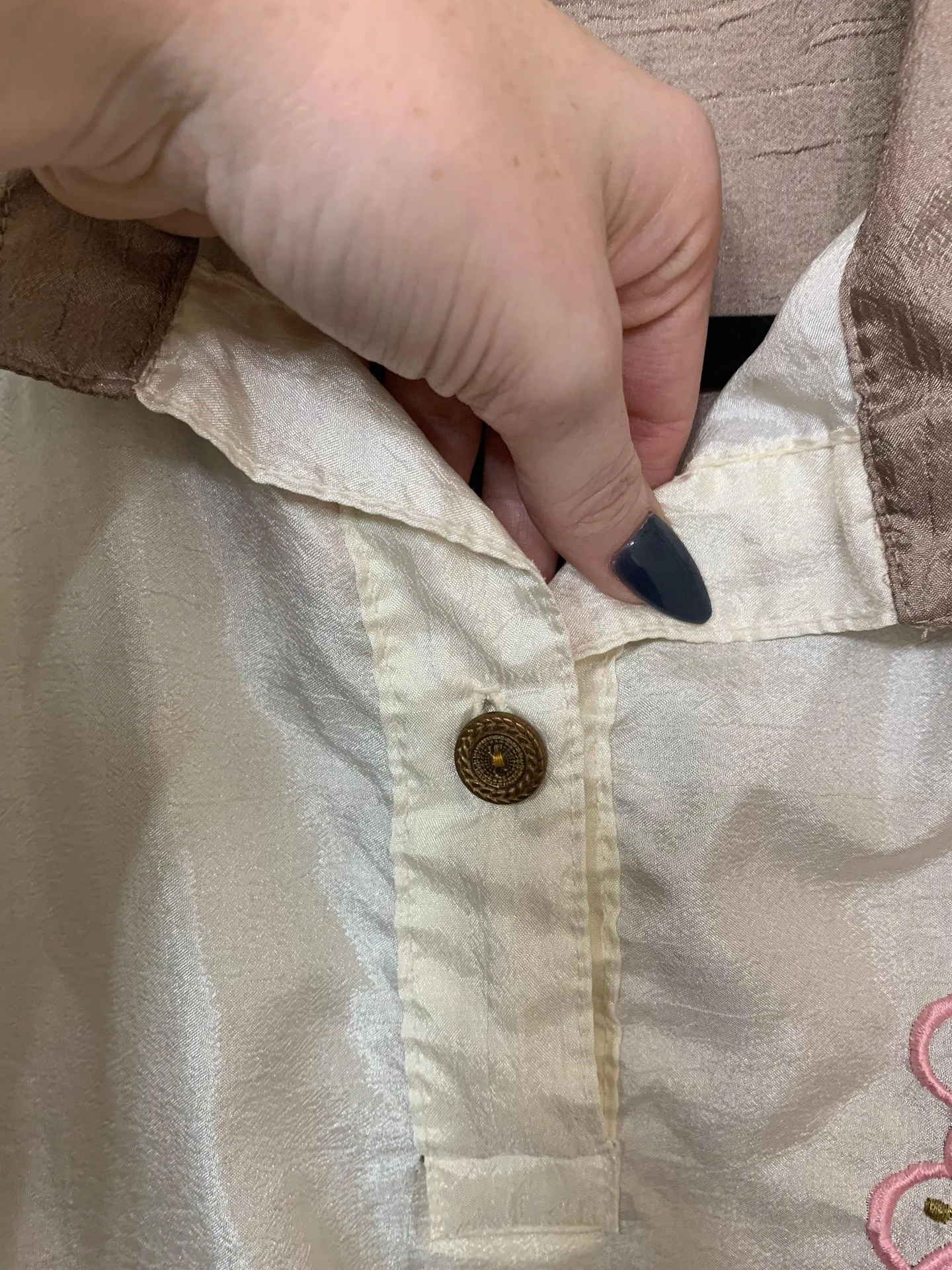 Vintage Floral Windbreaker/Pullover Multiple Size M - Image 7