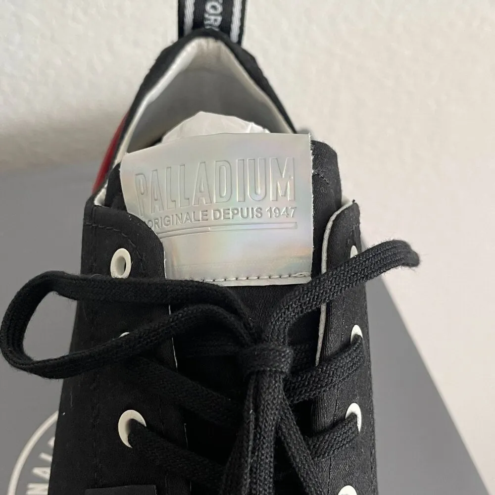 NIB Palladium Black Revolt Low Sneakers - Image 11
