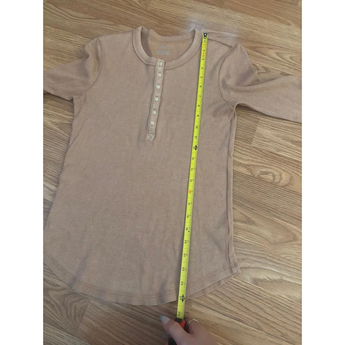 Aerie Henley Long Sleeve Top Size Small - Image 4