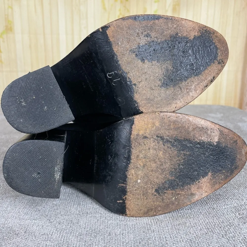 THEYSKENS THEORY Black Suede Boots Size 40 - Image 7