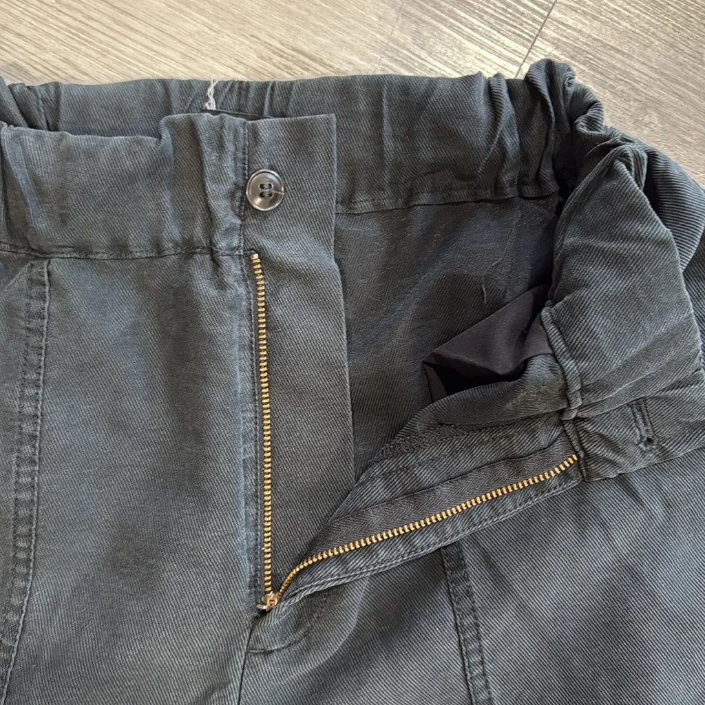 Madewell Lyocell Tapered Huston Pull-On Crop Pants - Image 8