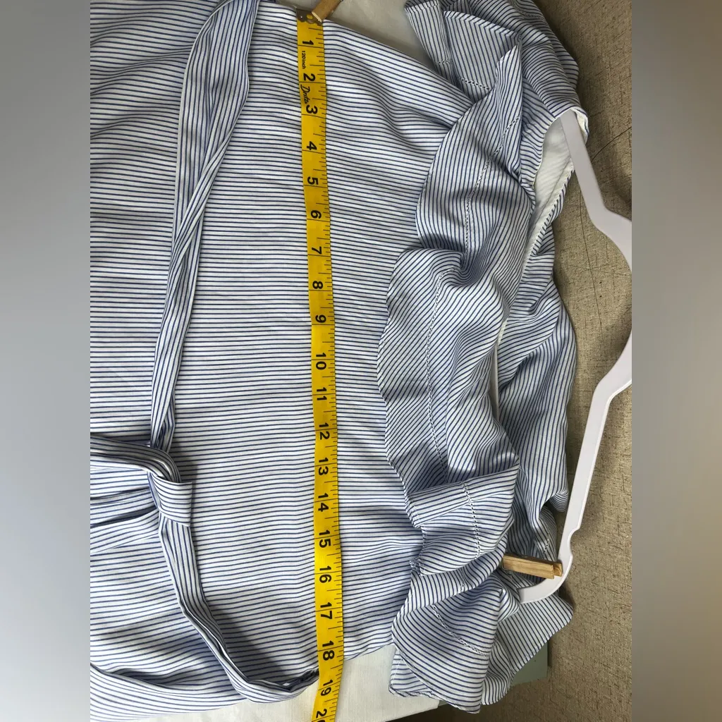 Banana Republic Light Blue One Shoulder Dress maxi dress - Image 6