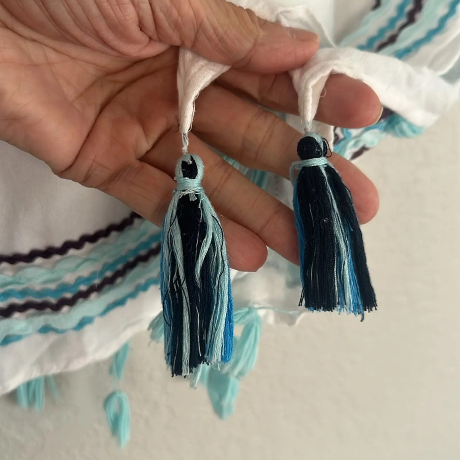 Surf Gypsy White Beach Coverup Dress Beach Resortwear Vacation Boho Coastal Pool - Image 7