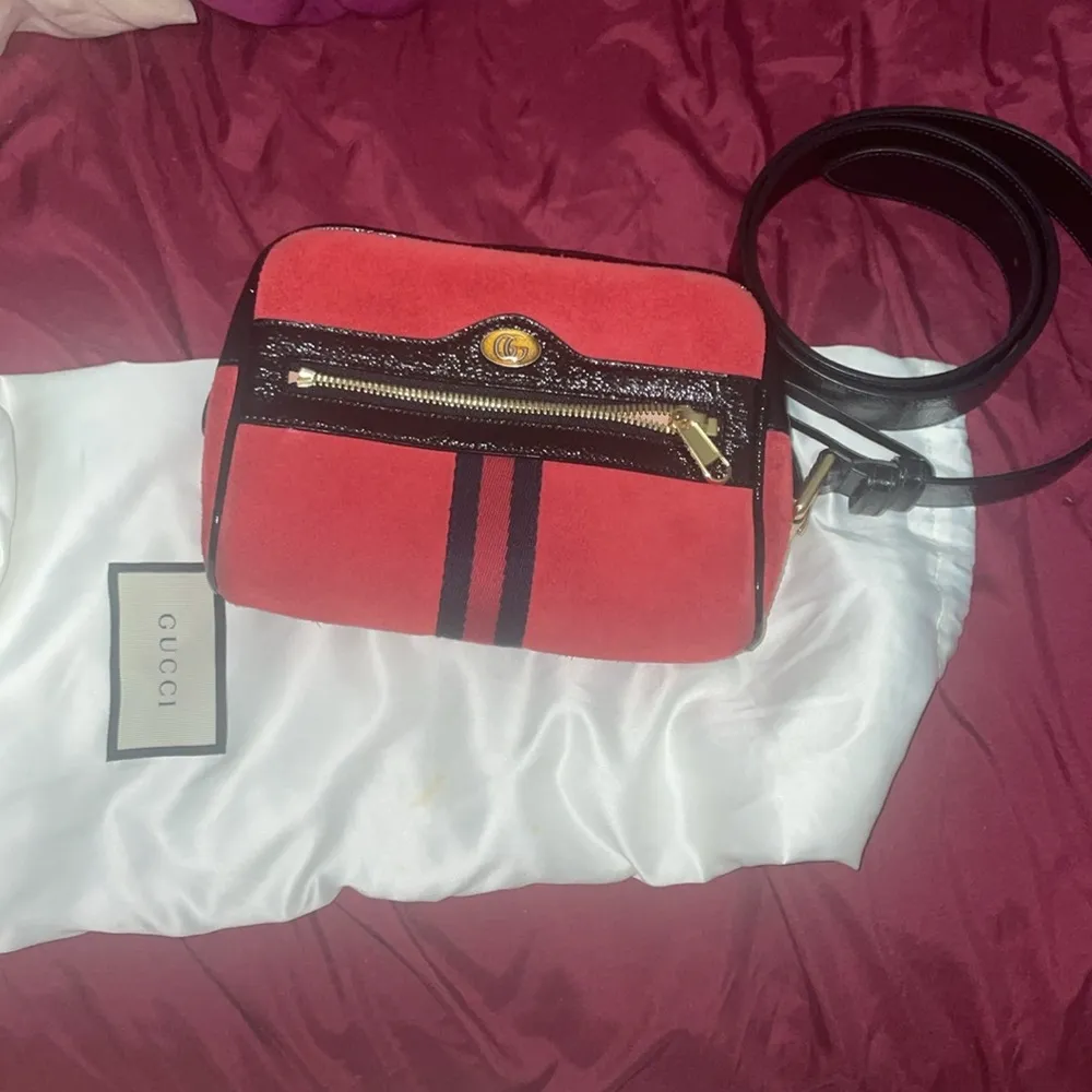 Small Suede Ophidia Belt Bag - Image 3