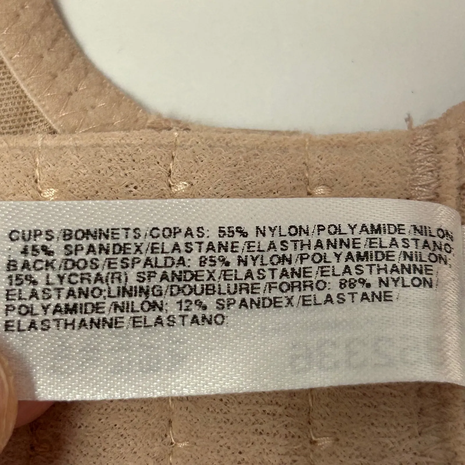 Wacoal Ultimate Lift Full Coverage Bra 32D Beige Wirefree Style 852336 - Image 5