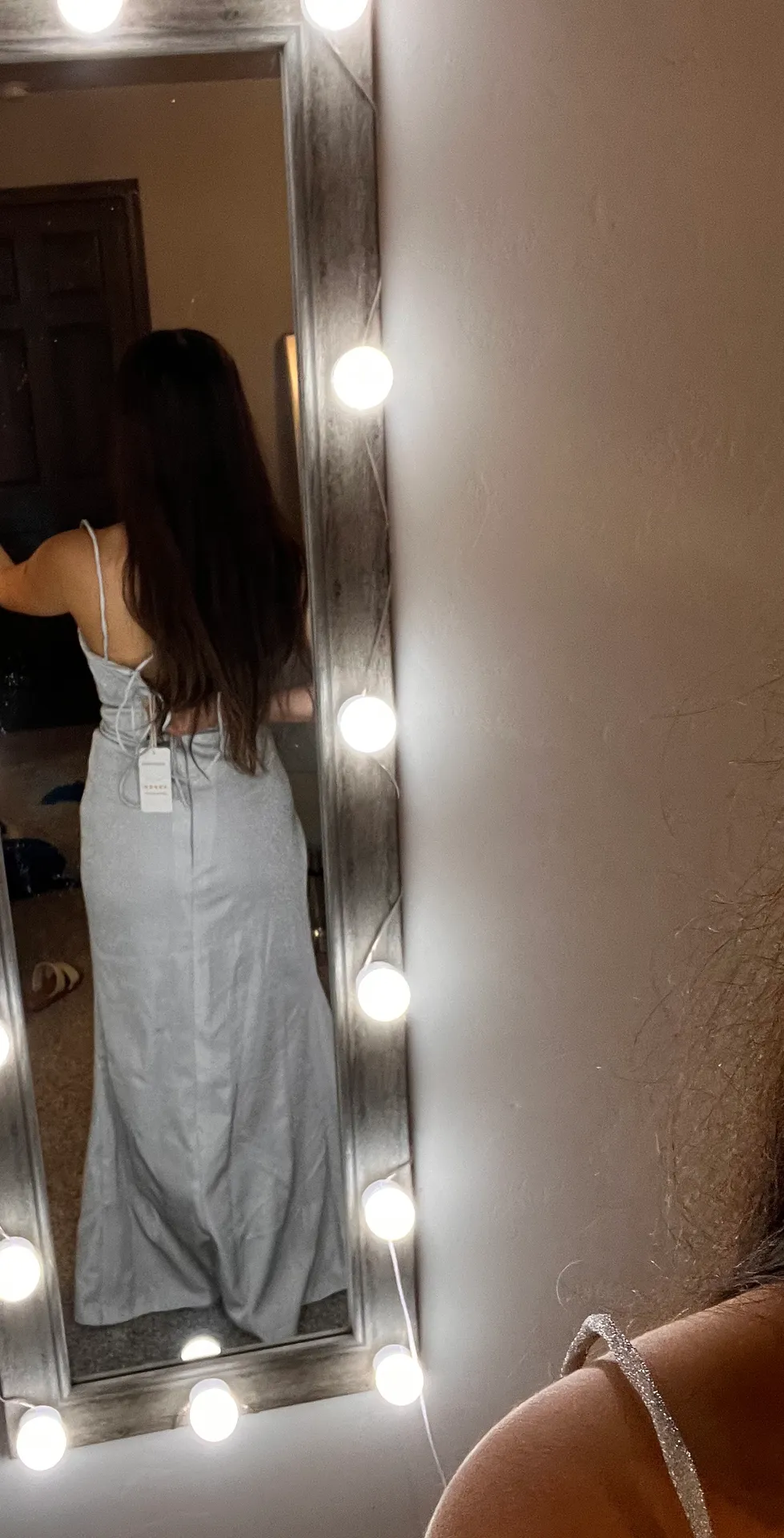 Silver Prom Dress - Image 3