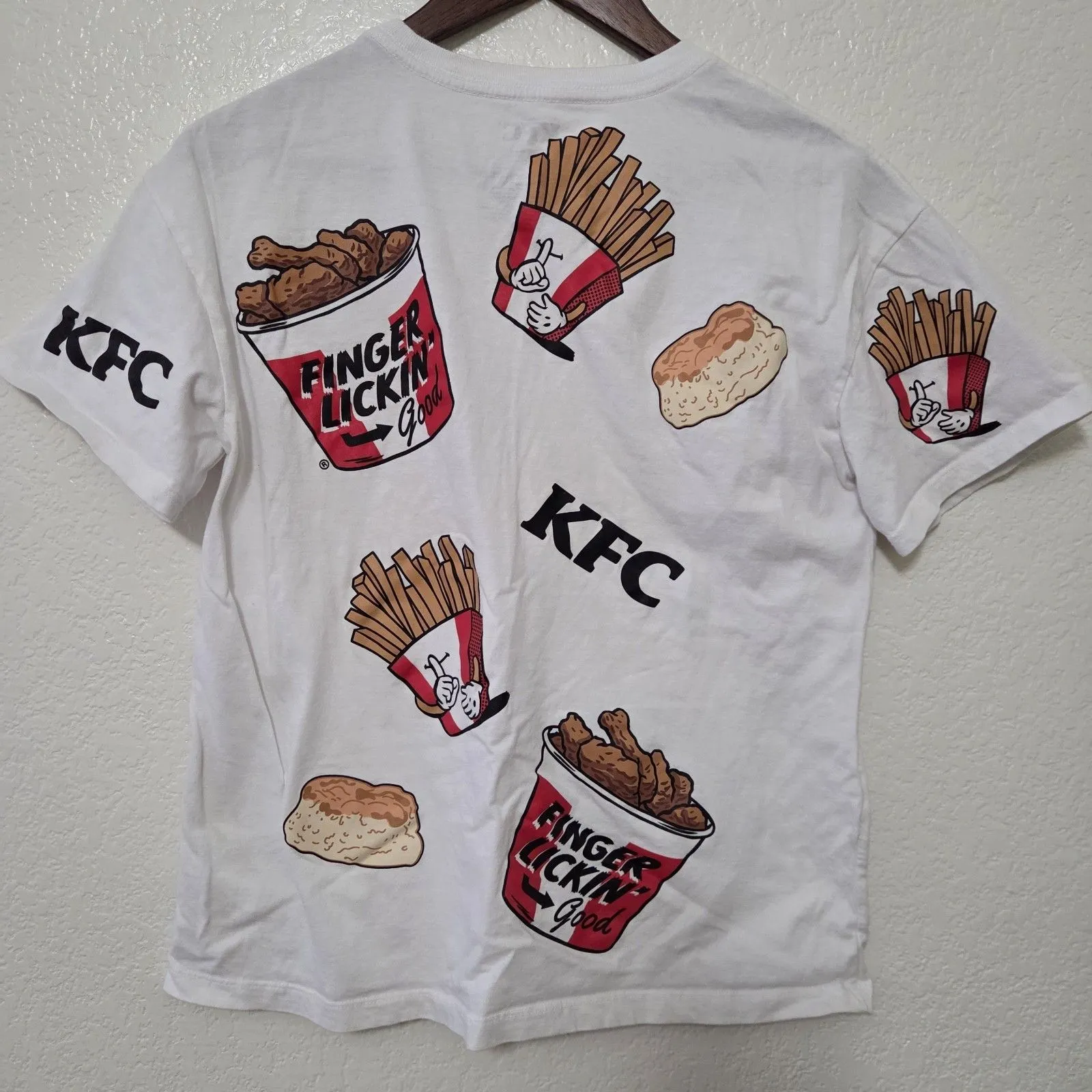 KFC Foods Print Rhinestoned Women's T - Image 3