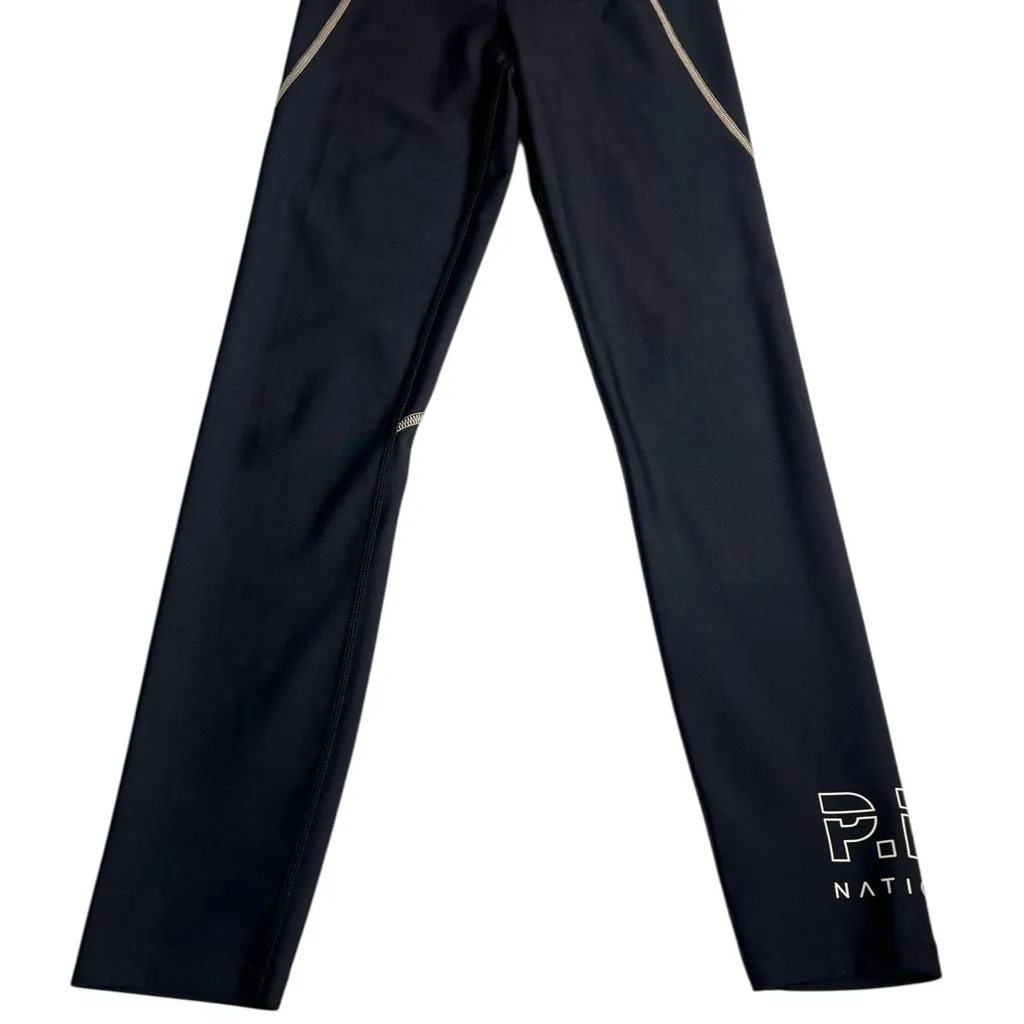 P.E Nation Sports Athletic Leggings Black - Image 3