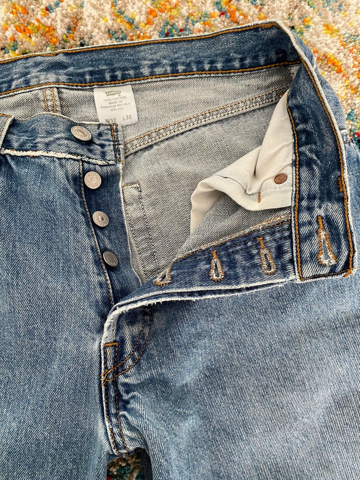 Levi’s High Waisted Levi Jeans - Image 3