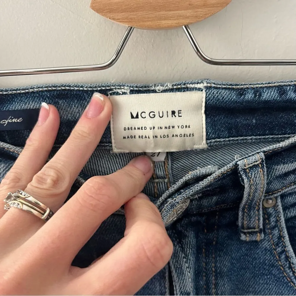 McGuire Ibiza High Rise Straight Crop Camo Jean - Image 5