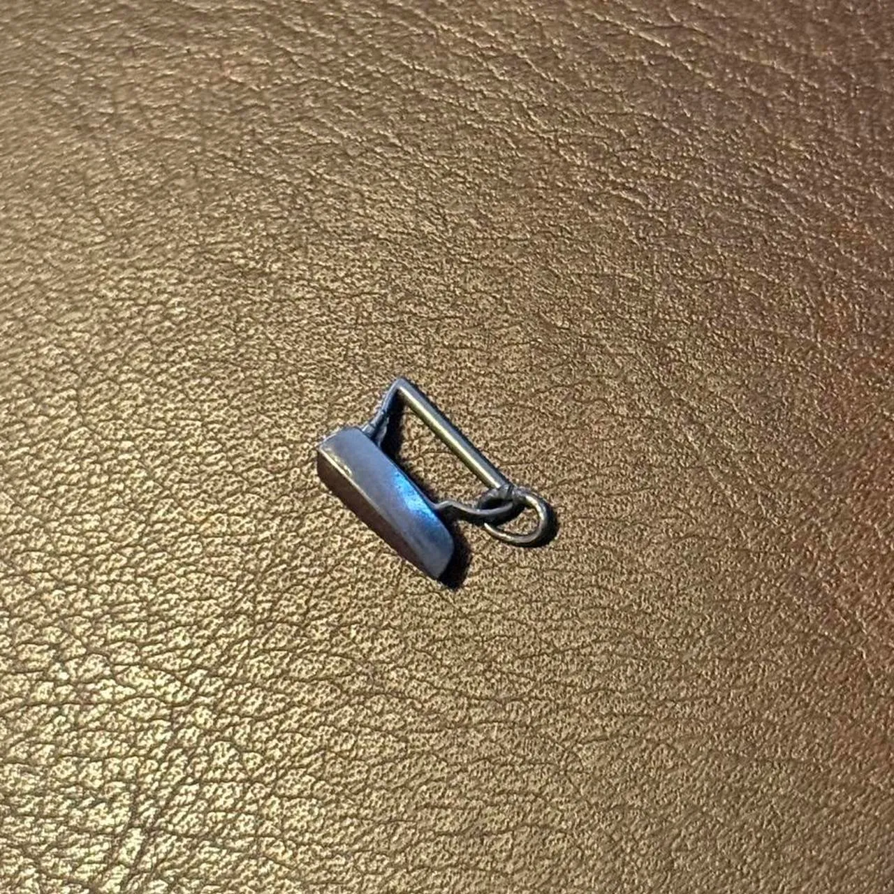 Vintage Sterling Silver Iron Pendant/Charm - Image 3