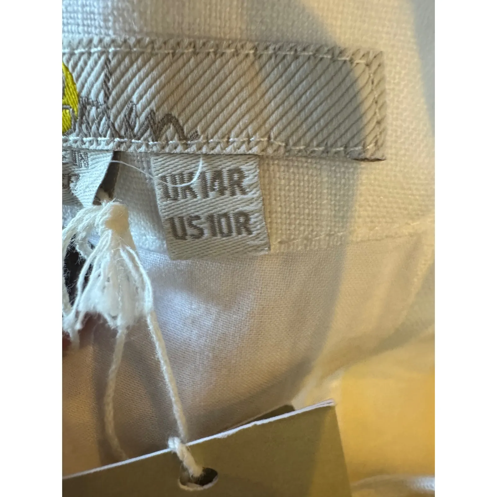 Boden Jumpsuit Women 10 White Linen Halterneck Sleeveless Wide Leg‎ NWT Preppy - Image 10