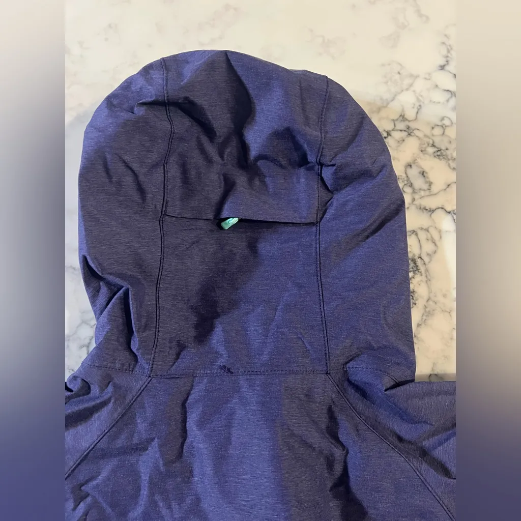 The North Face Hyvent 2.5L Rain Jacket Womens Medium Purple Waterproof Hooded - Image 6