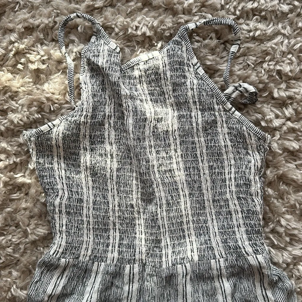 White/Grey romper White - Image 2