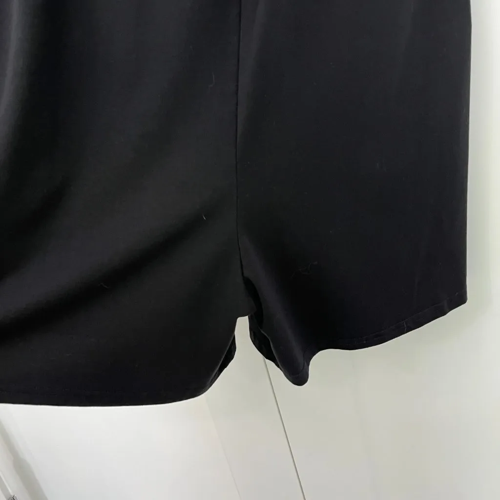 32 Degrees Medium Black Lightweight Knit Romper with Pockets - Image 7