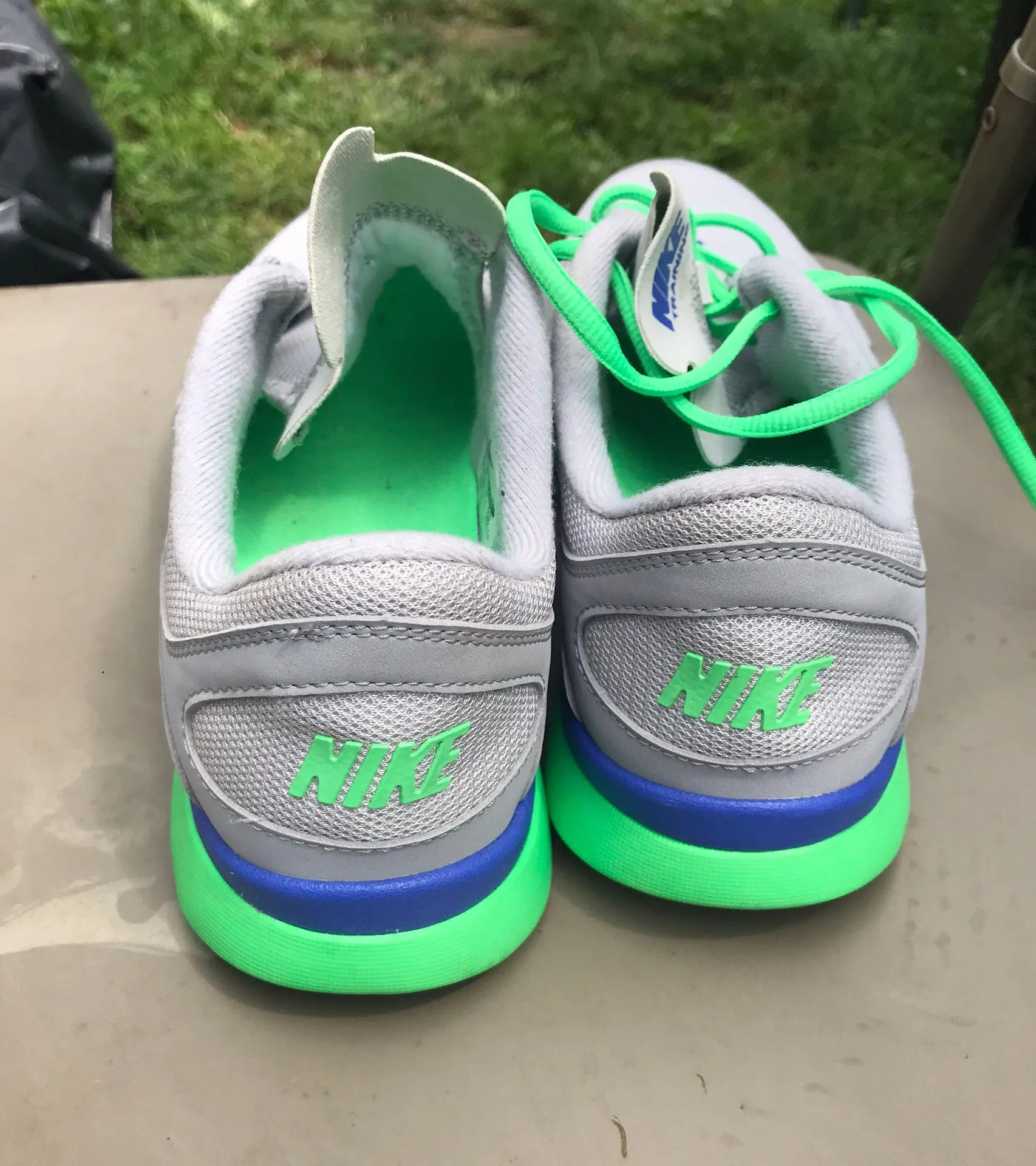 Grey, Green, And Blue Fit Shoes - Image 4