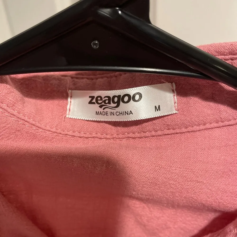 Mauve Button Up Dress - Image 2