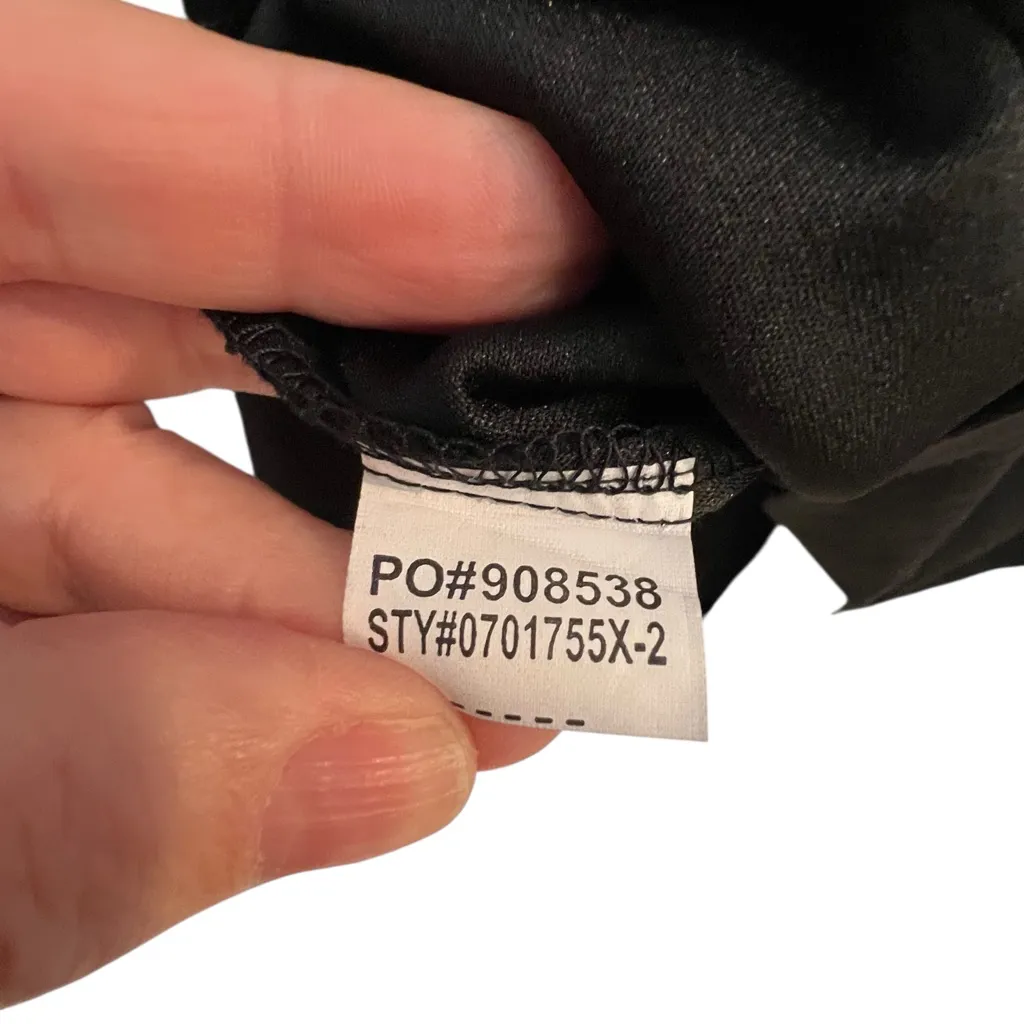 NWT vintage 1990’s Apparenza Women's Turquoise & Black Jacket women’s 24W Blue - Image 6