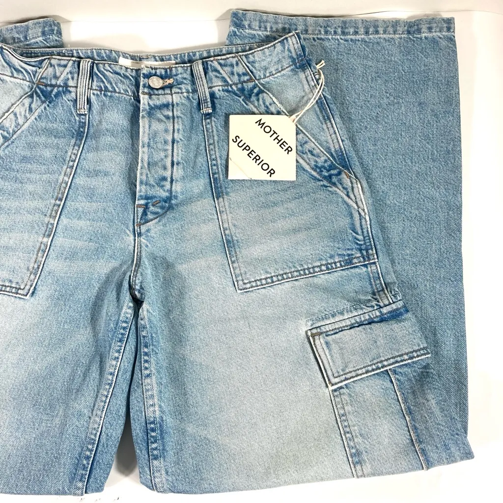 MOTHER The Spinner Cargo Nerdy Jeans Lets Bounce Size 29 NWT 10628 - Image 9