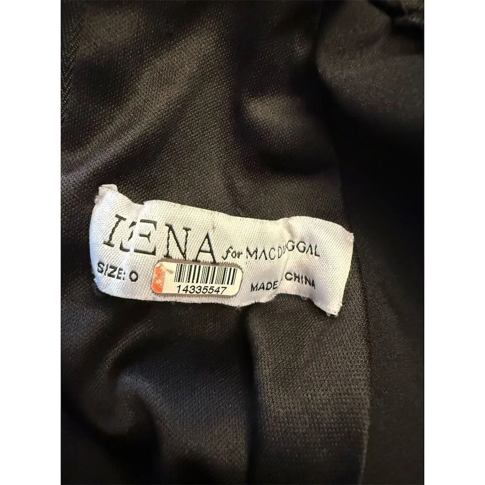 Ieena for Mac Duggal Women's Black Wide Leg Jumpsuit Size 0 Long Sleeve - Image 9