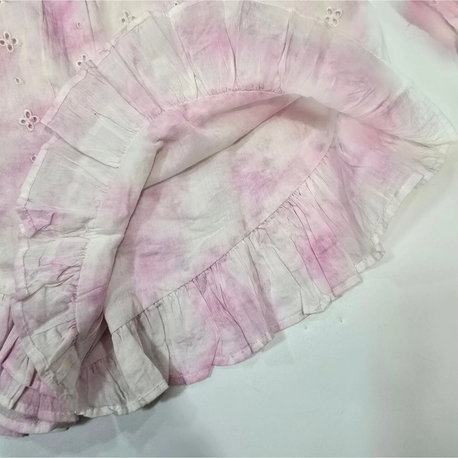 Tularosa Jordan Romper in Fuchsia Tie Dye Small - Image 7