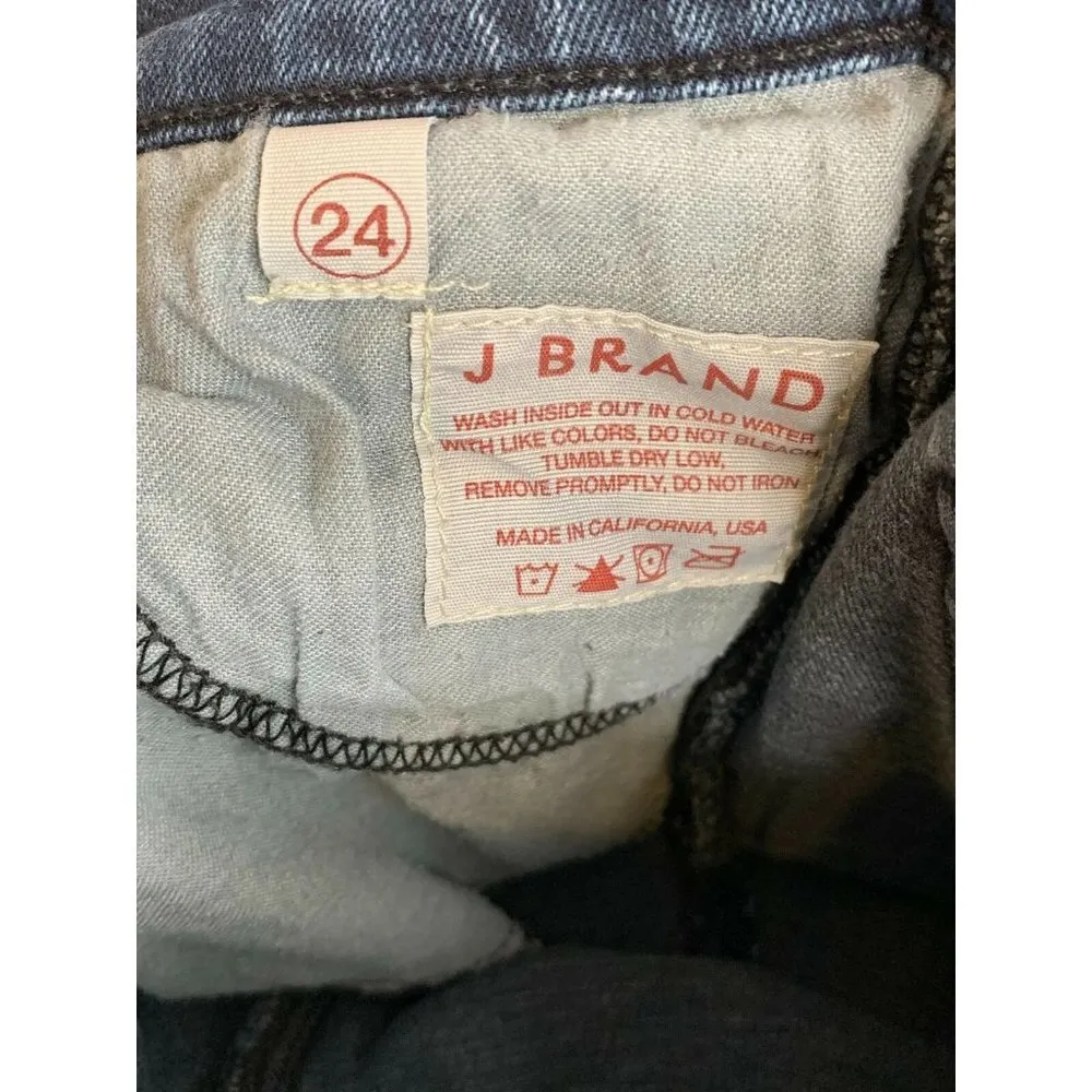 J Brand Pencil Leg Dark Wash Denim Skinny Jeans Size 24 - Image 6