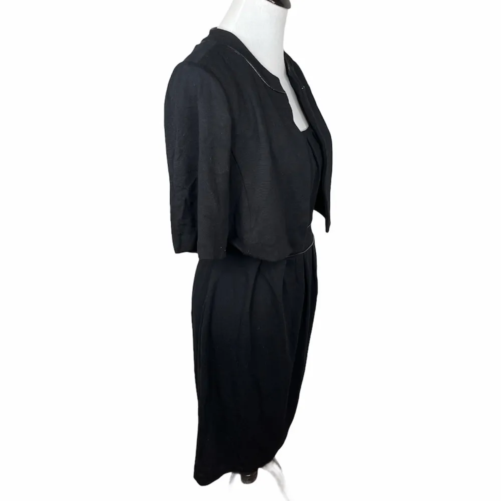 Calvin Klein Sheath Dress with Jacket, Black, 6 - Image 3