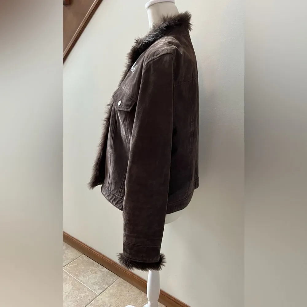 Coldwater Creek  | womens suede jacket. Size: PL - Image 8