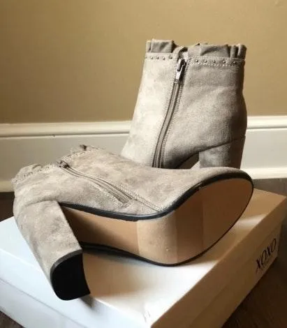 Taupe Yarissa Microlina Boots-10 - Image 7