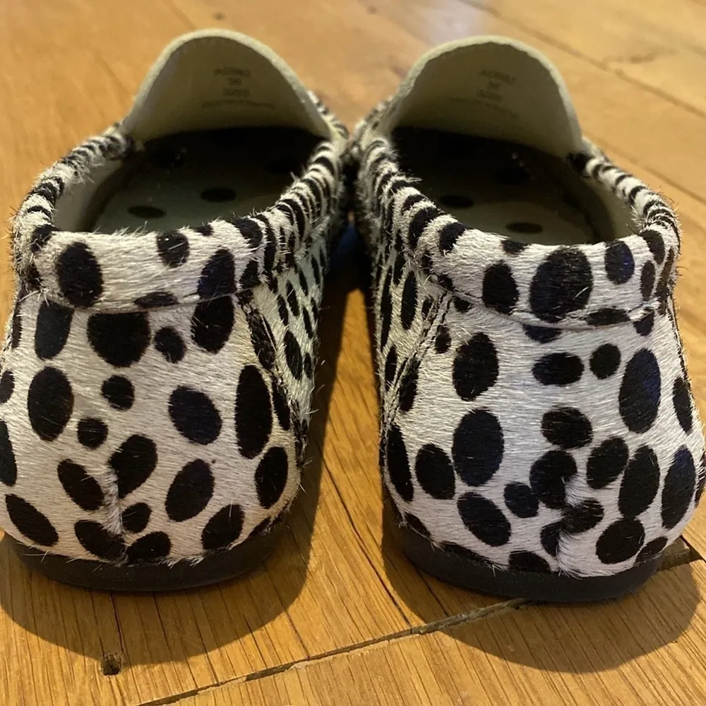 Boden Classic Leopard Pony Hair Moccasin Loafer Black White Sz 5.5 Brown - Image 5