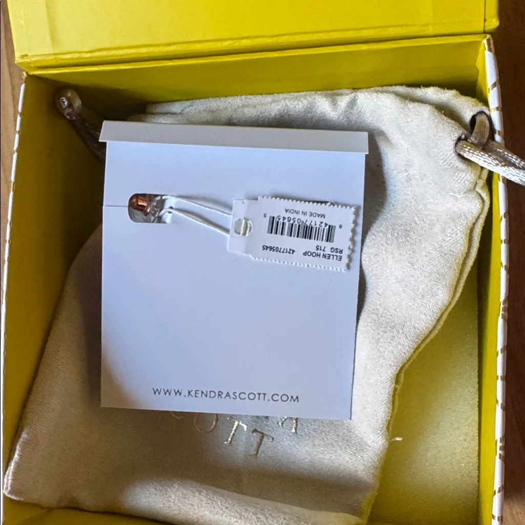 Kendra Scott Ellen Hoop Earrings - Image 2