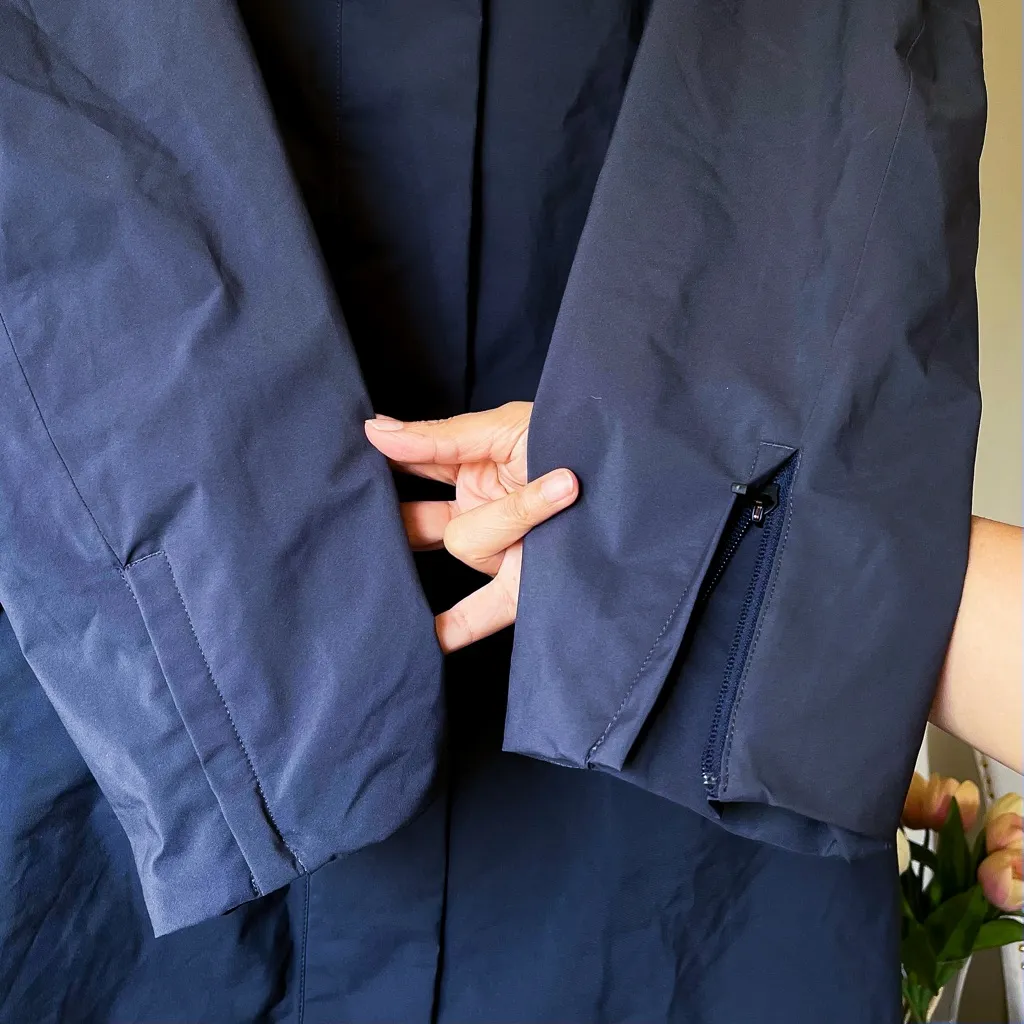 Patagonia Frozen Range 3-in-1 Gore-Tex Parka Shell Smolder Blue Large NWT - Image 3