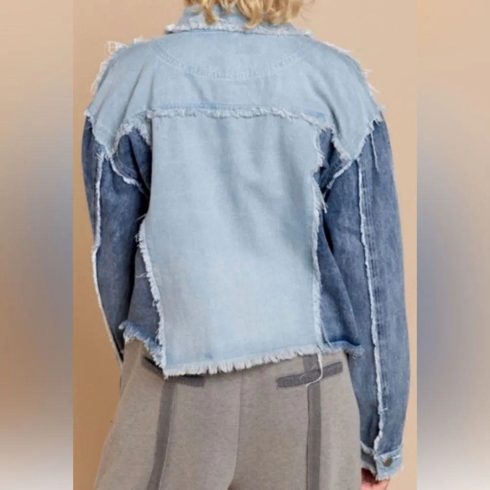 POL ‎ Patch Denim Jacket - Image 12