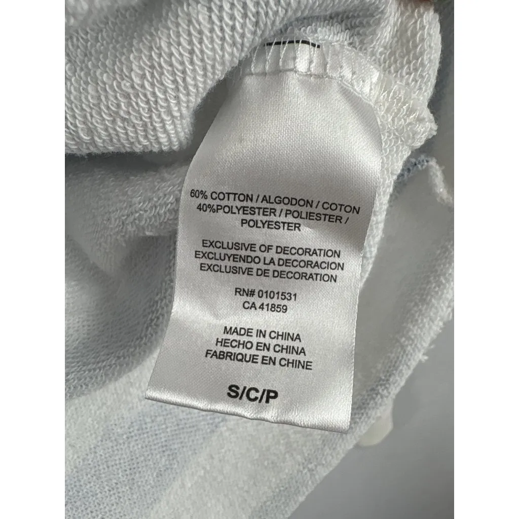 Doe "Good Vibes" Blue & White Striped Sweater S Cotton/Polyester - Image 4