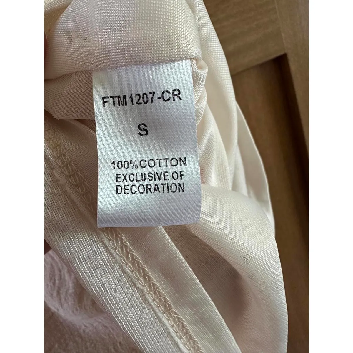 THML Beige Boho Embroidered Deep V-Neck Shift Mini Dress Women’s size Small - Image 8