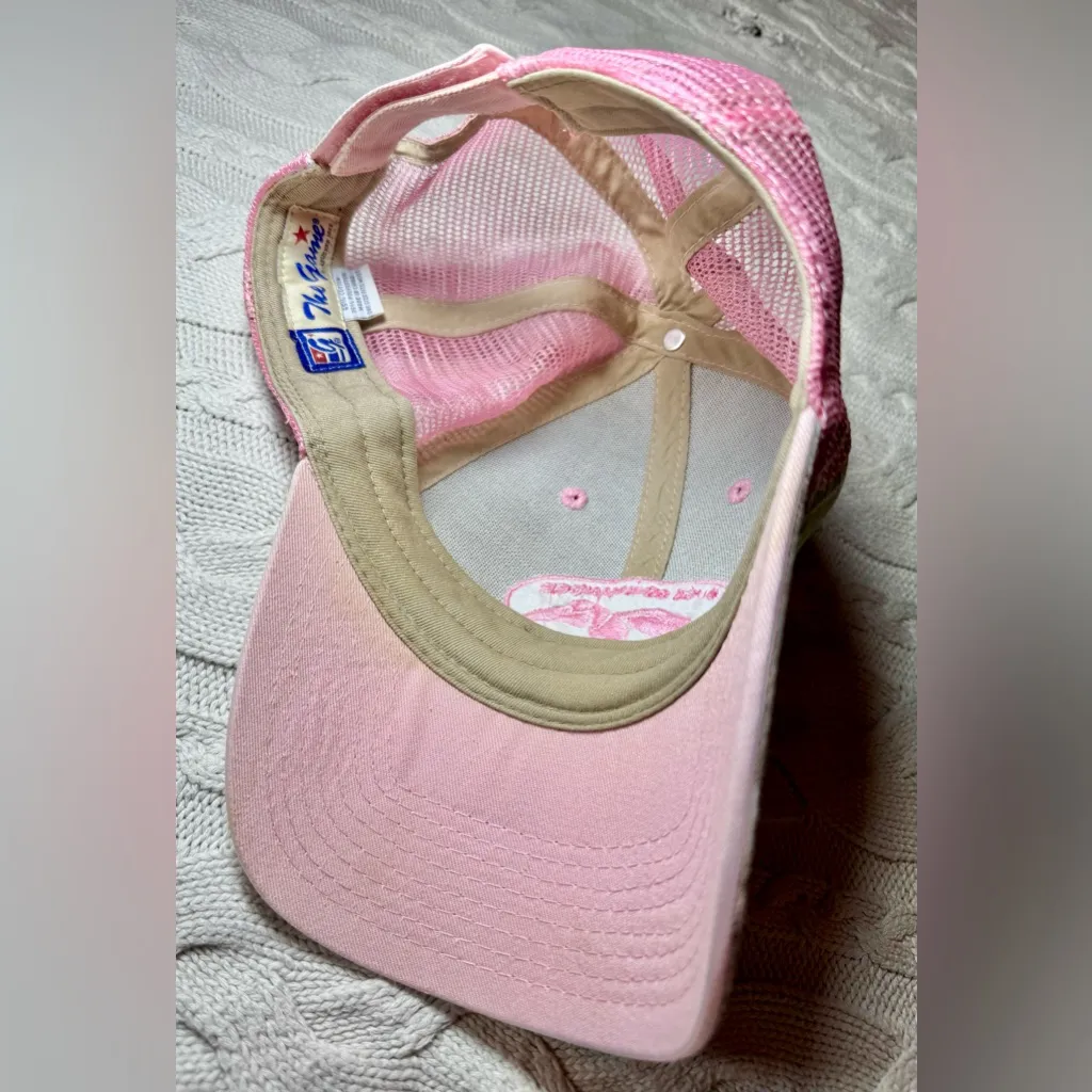 Duck Commander Pink Camo Women's Hat Brown - Image 5