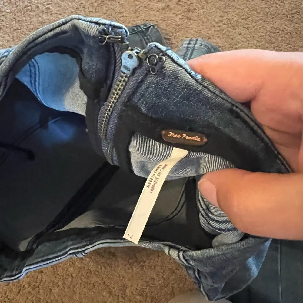 Free people denim skirt 12 - Image 8