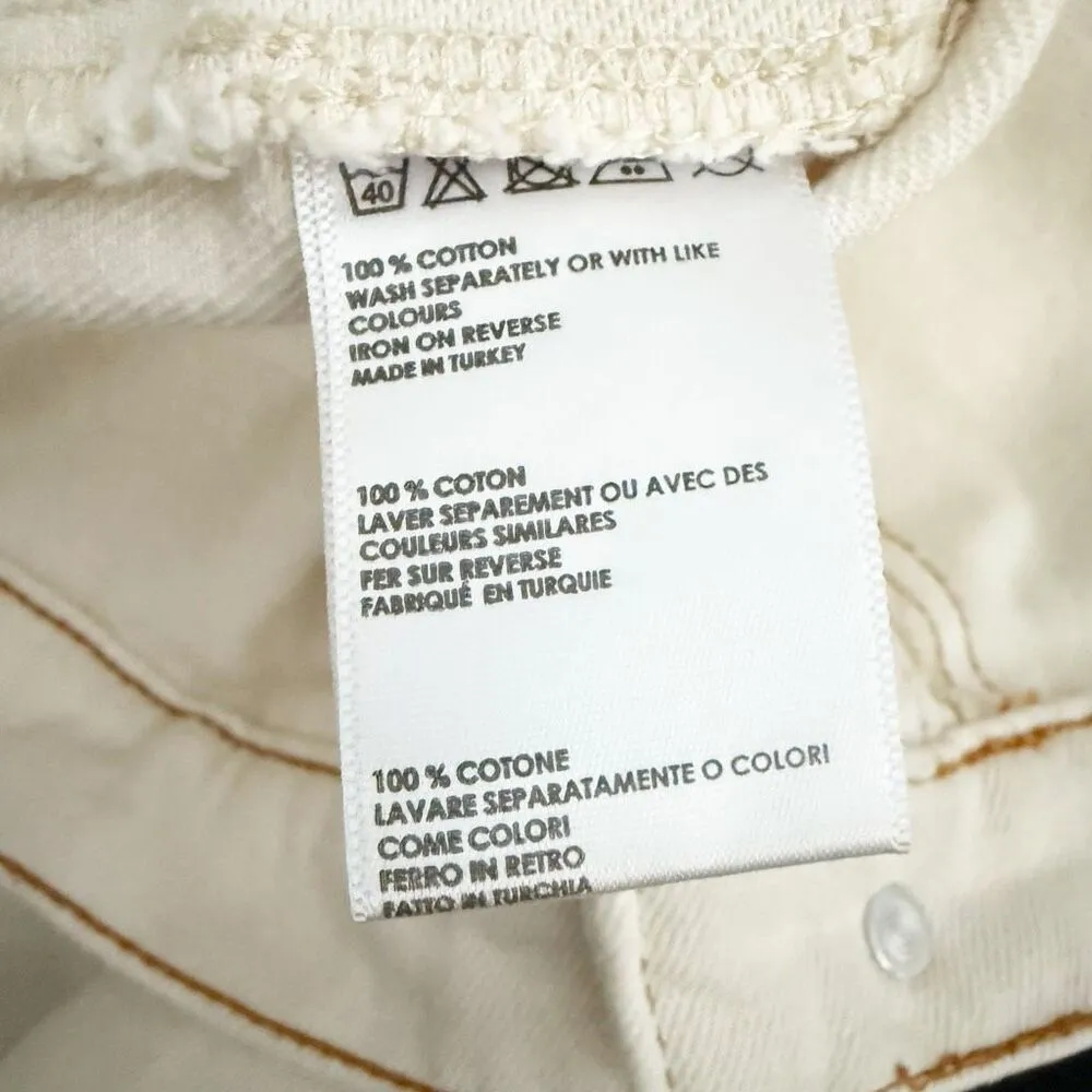 BDG x URBAN OUTFITTERS | Ivory Cream Ecru Jean Western Denim Jacket | Small - Image 10