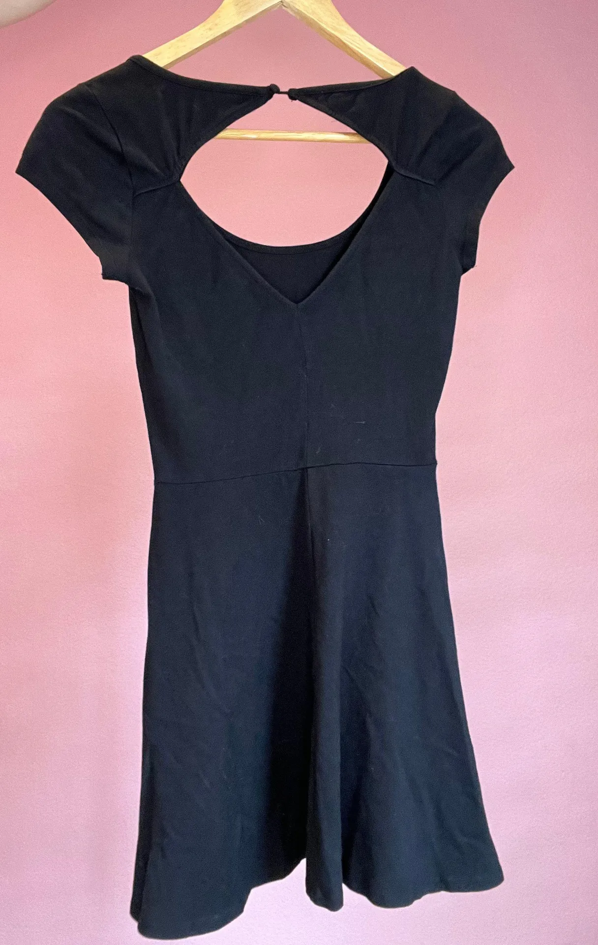 American Eagle Black Skater Dress - Image 3