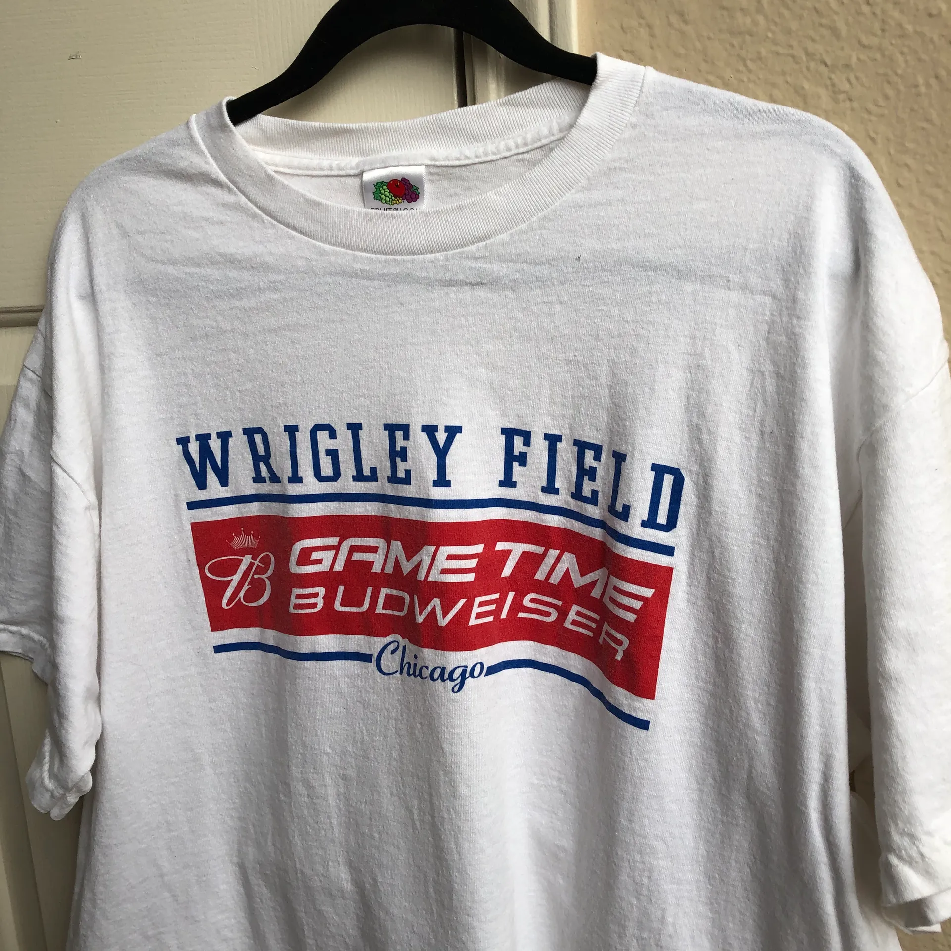 Fruit of the Loom WRIGLEY FIELD BUDWEISER CHICAGO BASEBALL T SHIRT TEE - Image 3