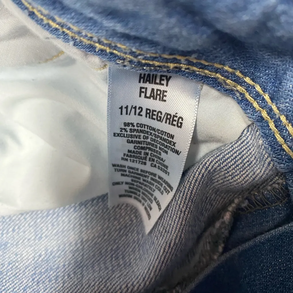 Aeropostale Flare Blue Women's Jeans - Image 5