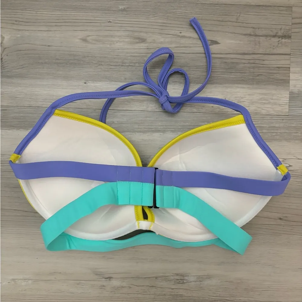 Victoria’s Secret Hottie Happy Stripe Bikini Top 34DD - Image 2