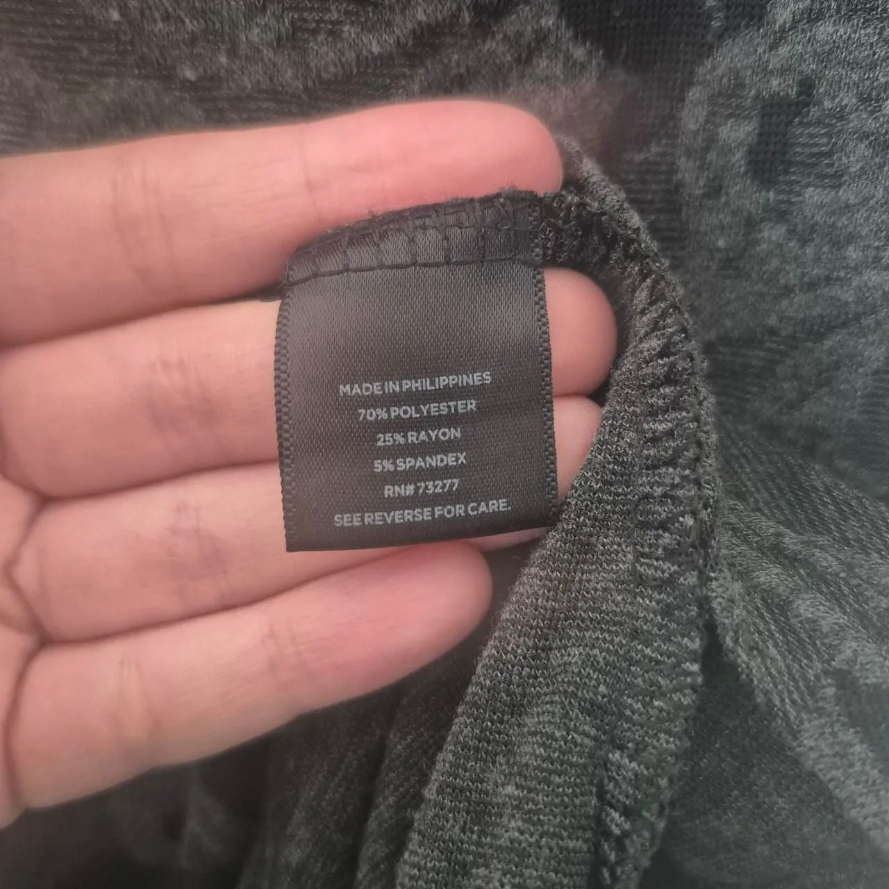 Simply Vera Vera Wang Grey Short Sleeve Floral T-Shirt Size XS - Image 4