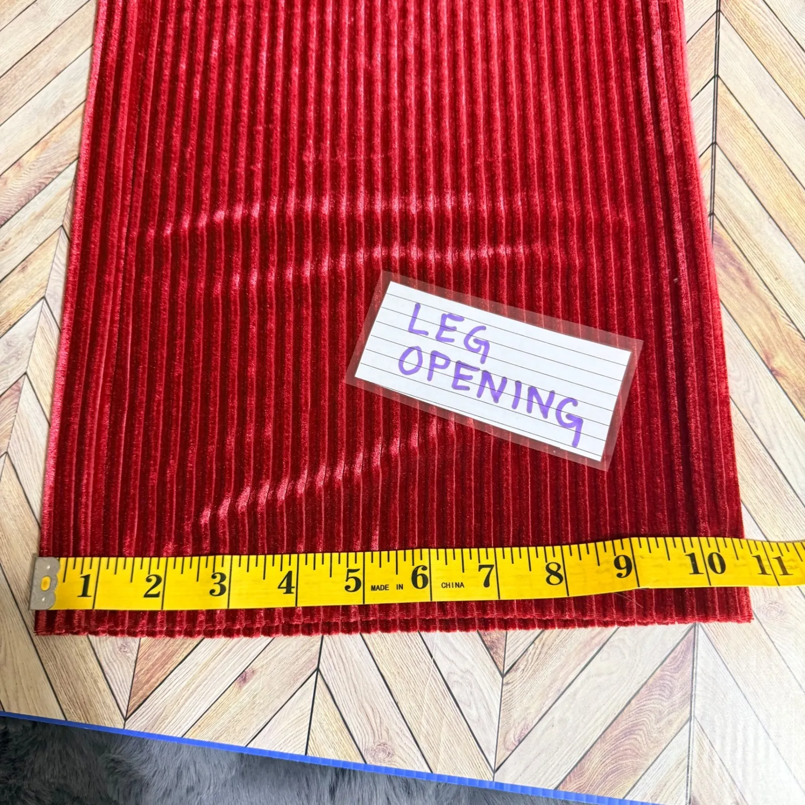 ALI & Jay Samantha Burgundy Velvet Plunge Surplice Neck Wide Leg Jumpsuit XS - Image 10