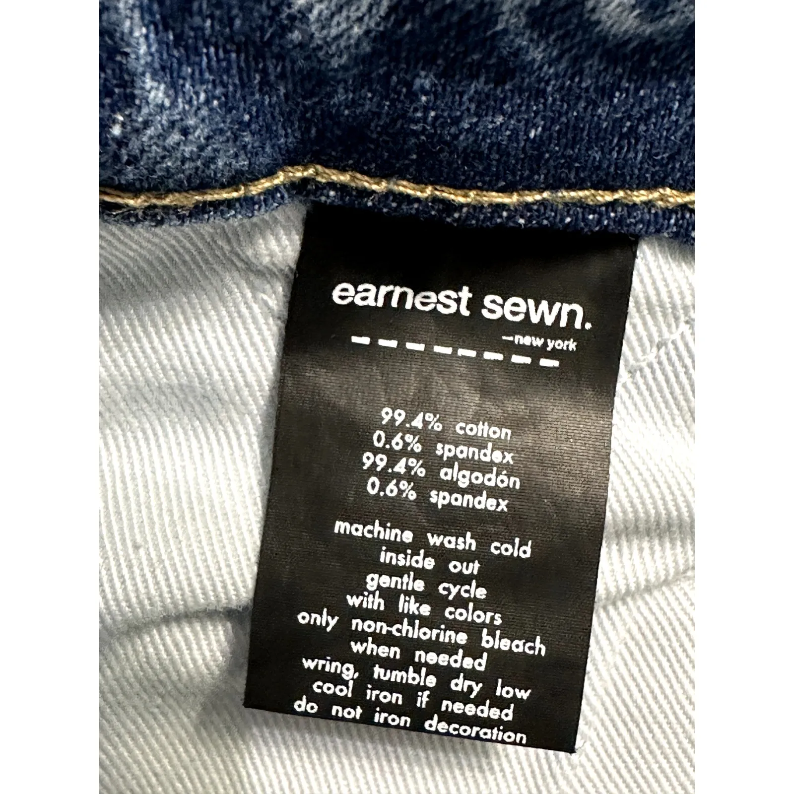 Earnest Sewn Denim Shorts Cut - Image 9