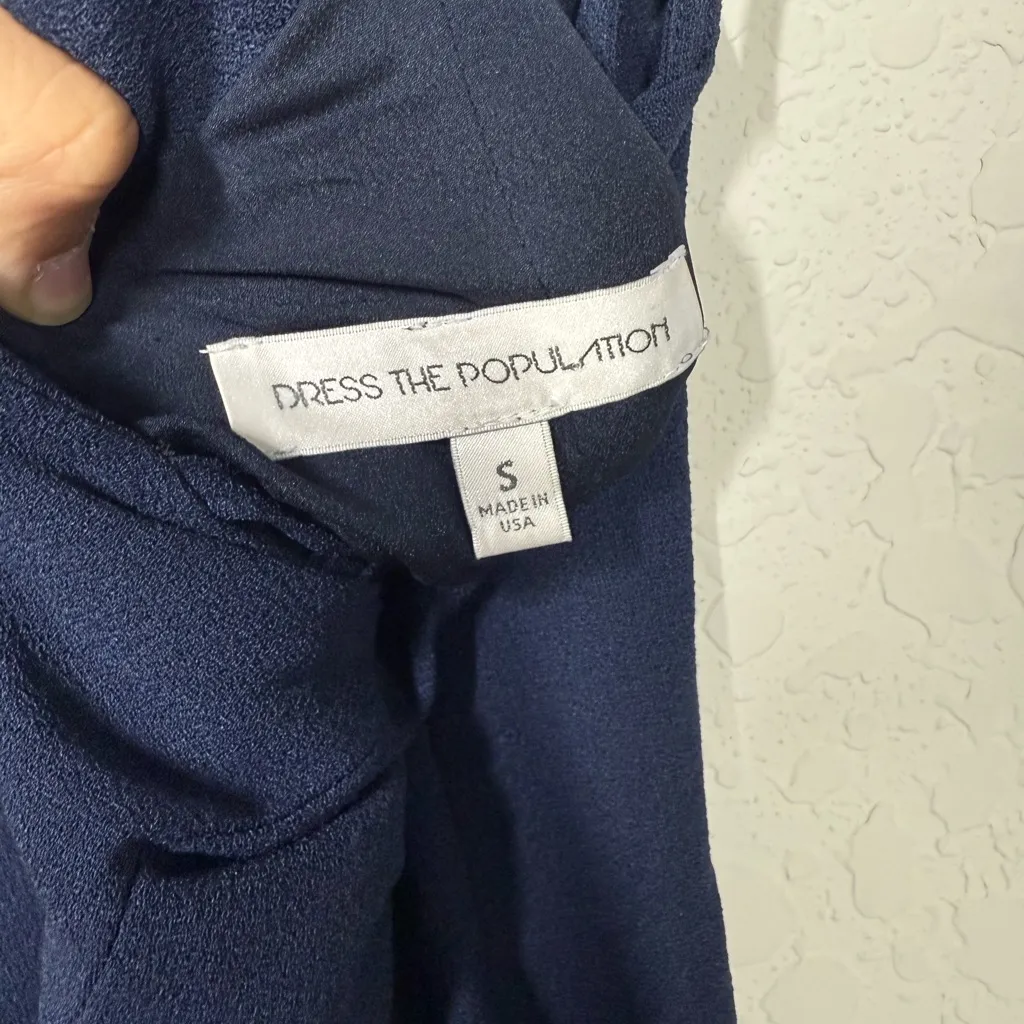 Dress The Population Harlow Strappy Gown Size Small - Image 6