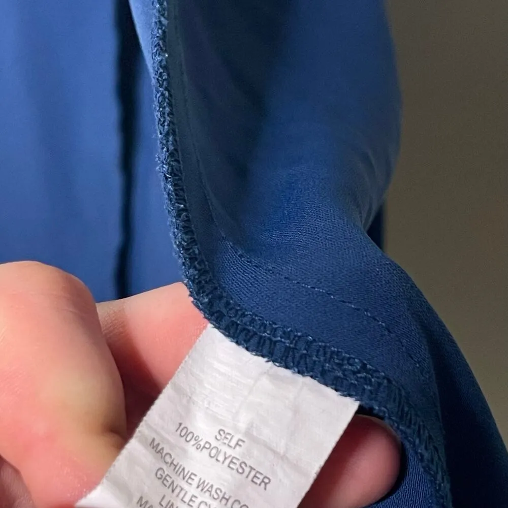 Amanda Uprichard Blue Wrap Mini Virginia Dress sz S - Image 7