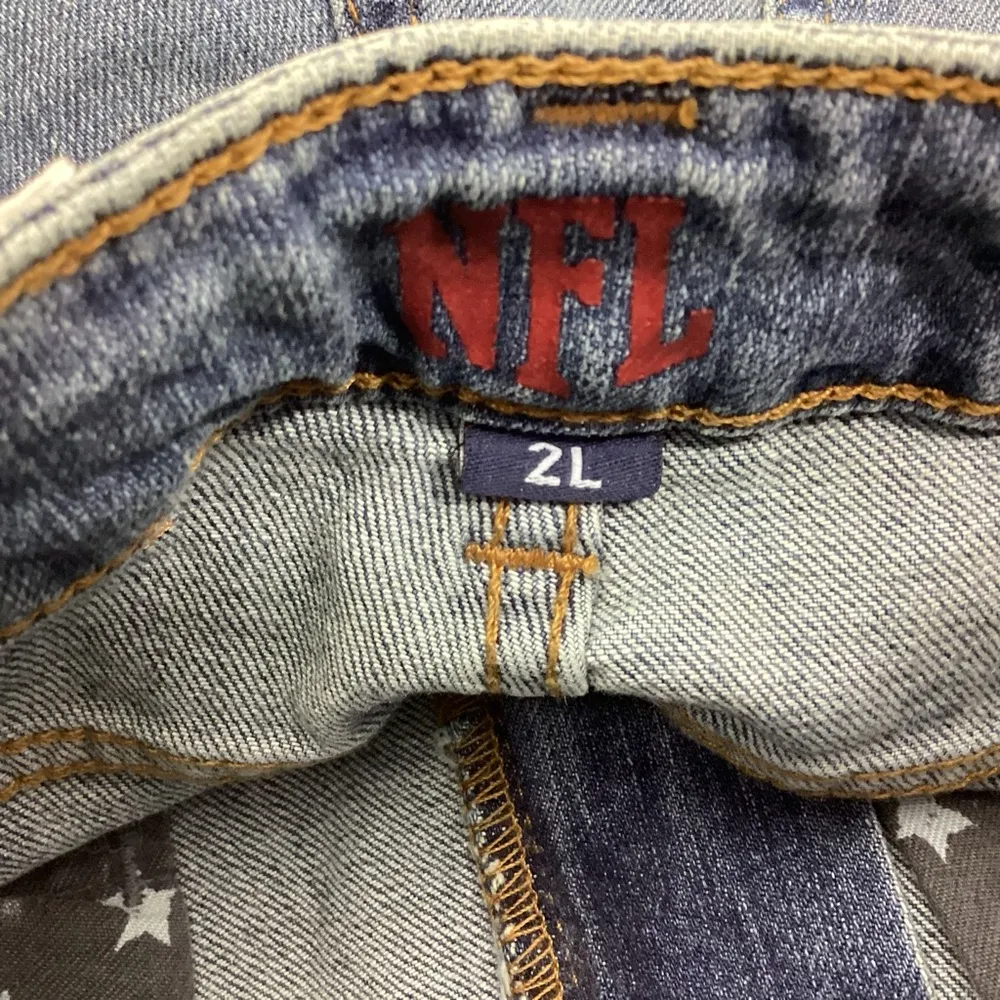 NFL Detroit Lions Cheerleader Boot Jeans Size 2L NEW - Image 6